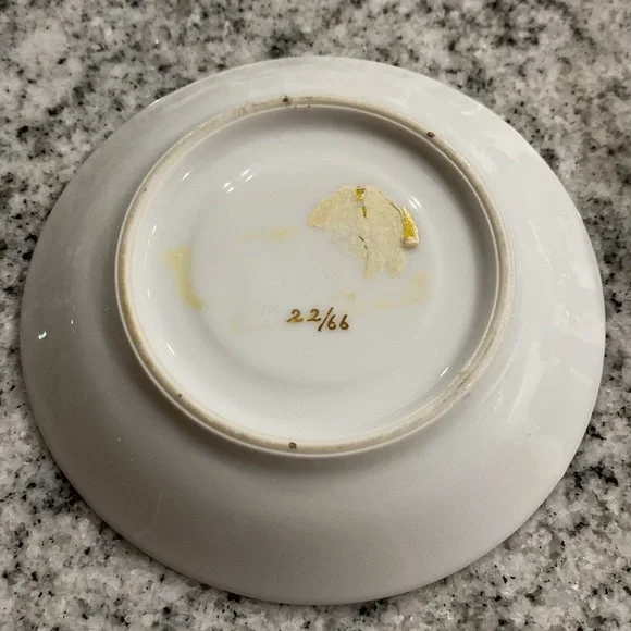 Vintage Royal Halsey China Teacup And Saucer Set! - Picture 3 of 7